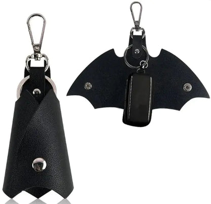 PU Leather Funny Bat Keychains