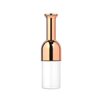 eto wine decanter in copper: mirror finish